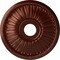 Ekena Millwork Berkshire Ceiling Medallion (Canopies up to 6 3/8"), 20 1/8"OD x 3 7/8"ID x 1 7/8"P, Antique Copper CM20BE1ACS - alternate 1